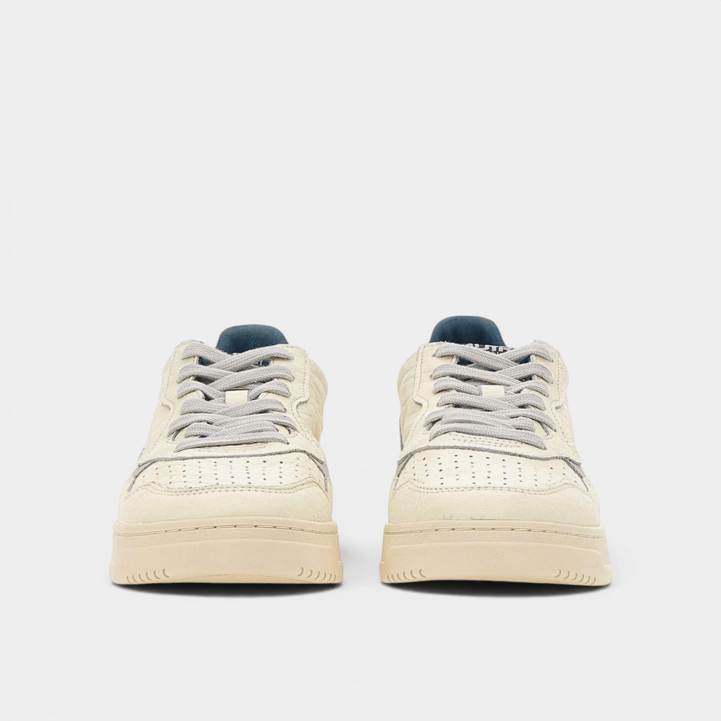 AUTRY - Autry Sneakers Medalist in pelle ensign - Bianco e Blu/4 - Hubert Humangoods
