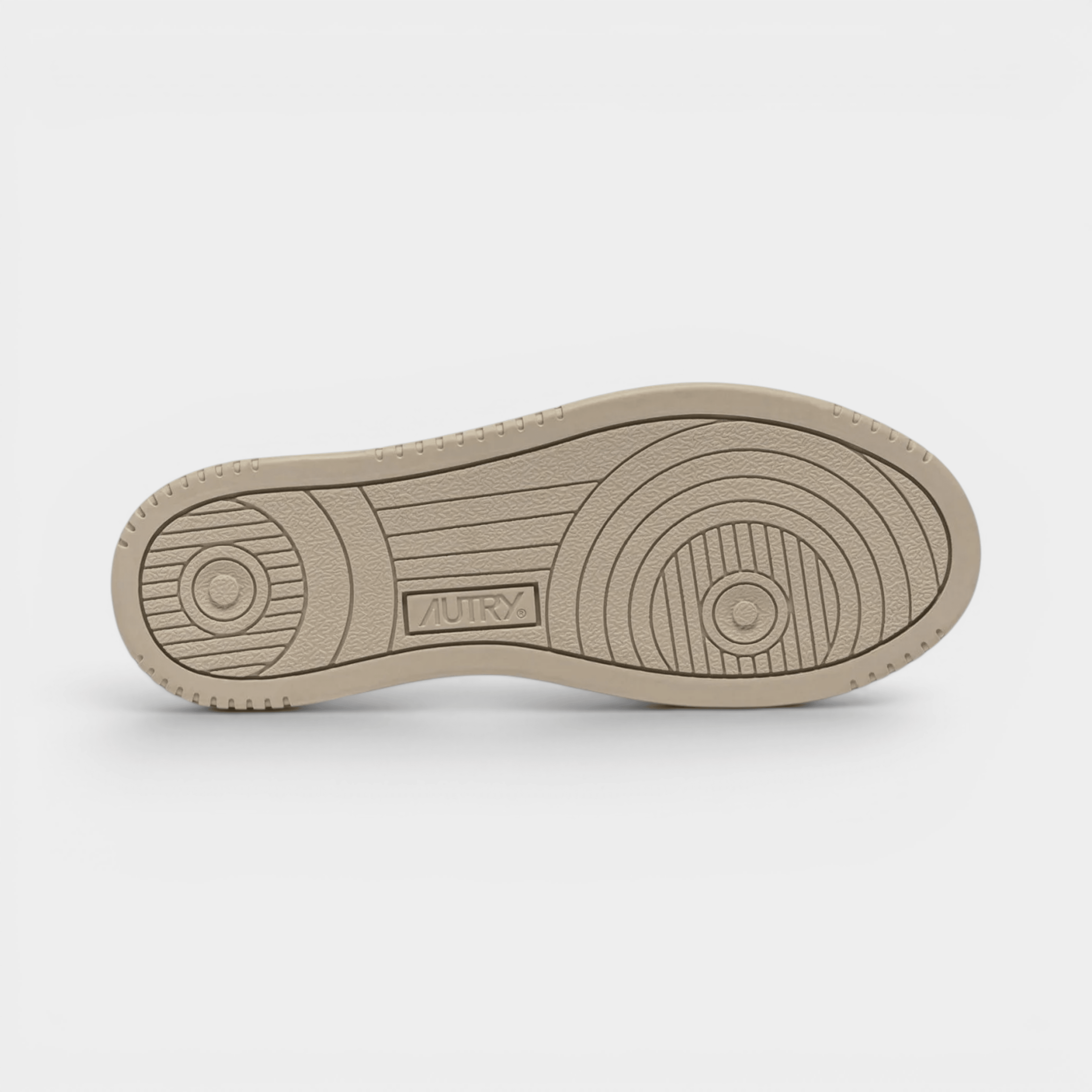 AUTRY - Autry Sneakers Medalist in pelle ensign e cavallino - Sabbia/4 - Hubert Humangoods
