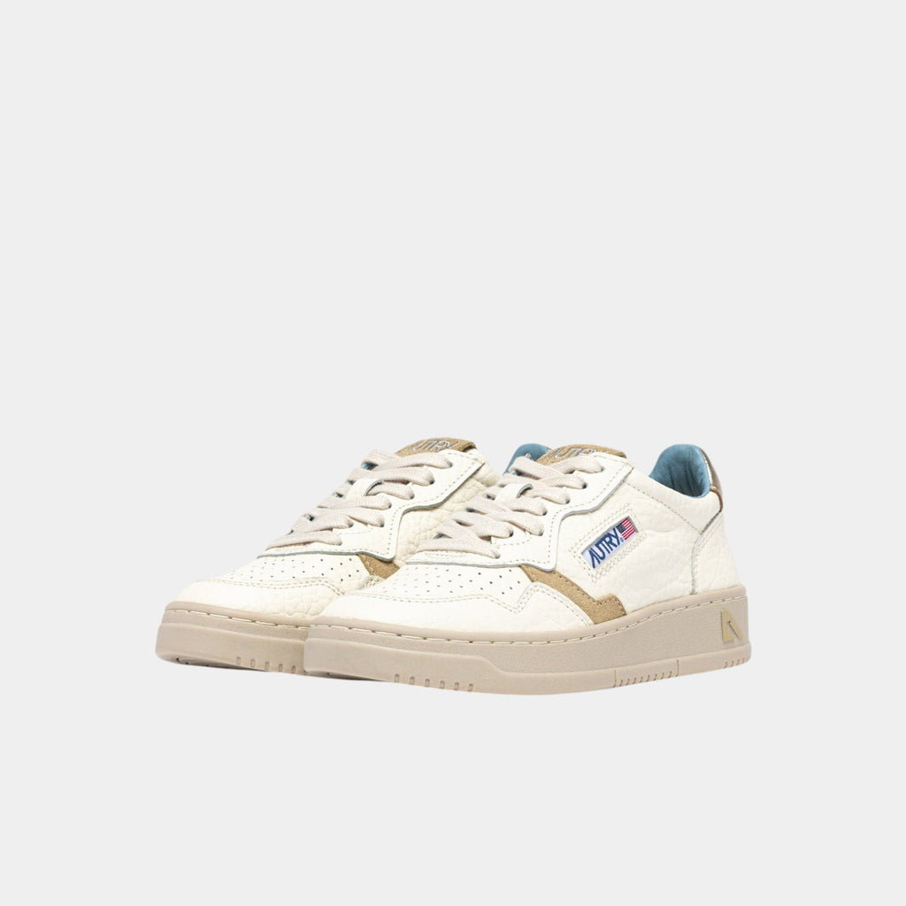 AUTRY - Autry Sneakers Medalist in pelle - Platino/Sabbia/2 - Hubert Humangoods