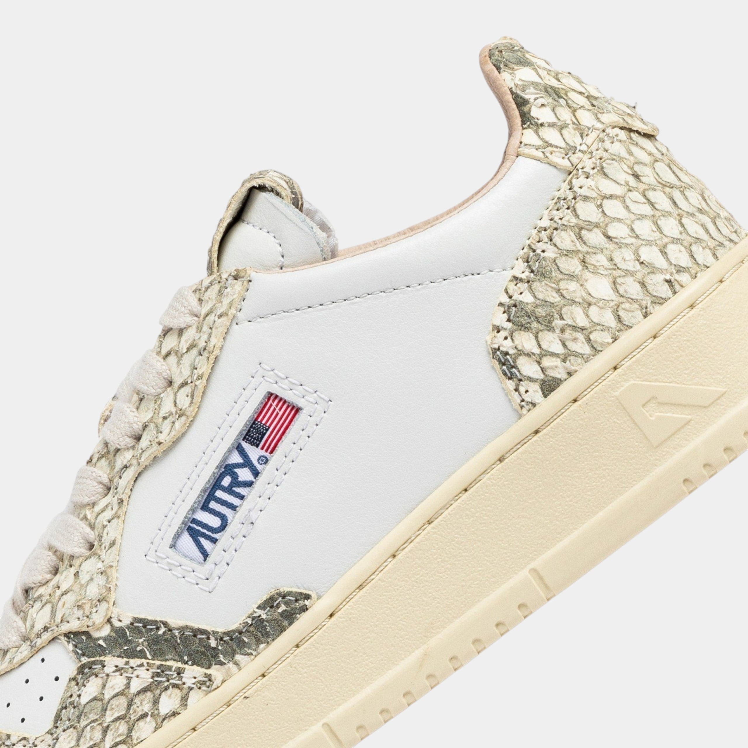AUTRY - Autry Sneakers Medalist in pelle stampata - Pitone/6 - Hubert Humangoods