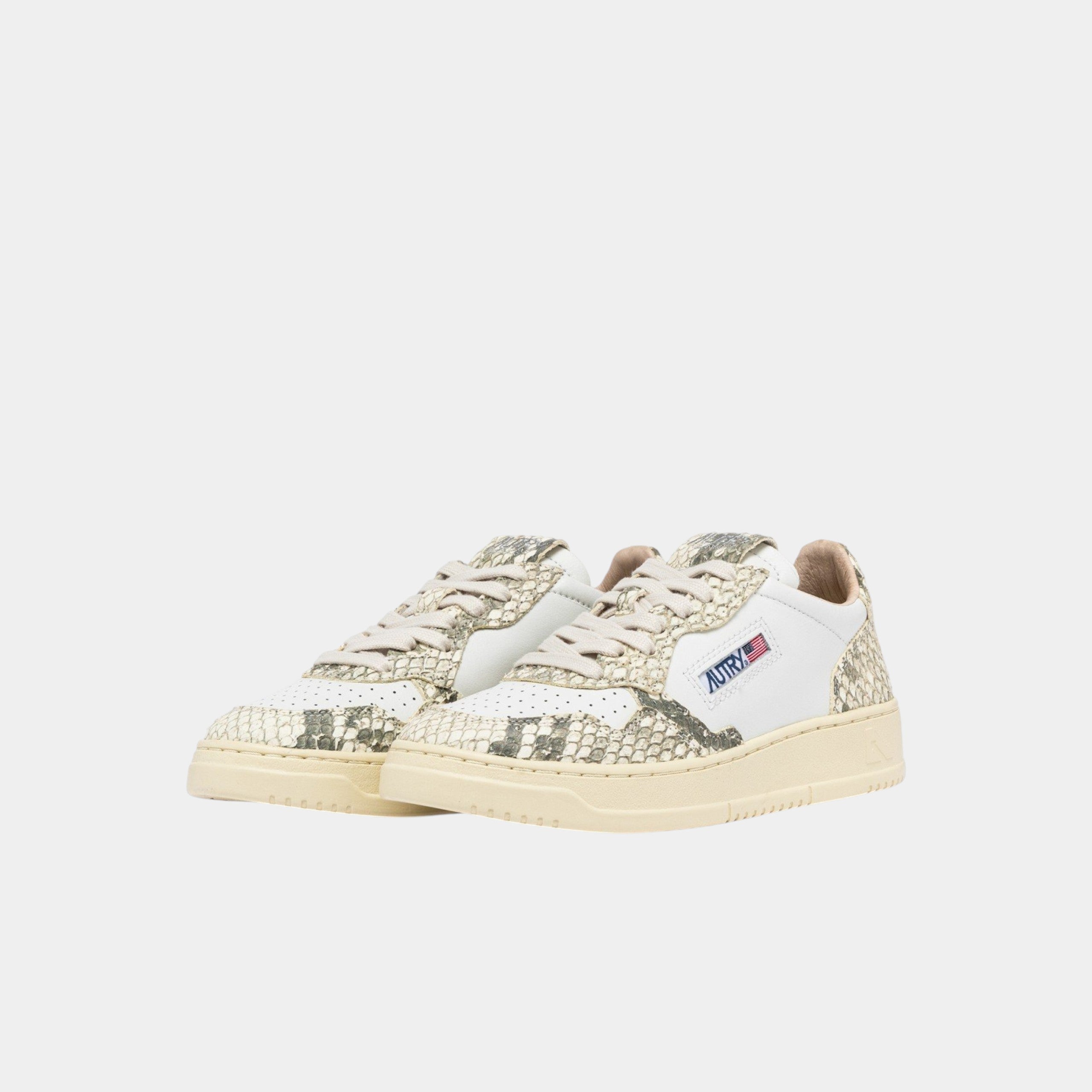 AUTRY - Autry Sneakers Medalist in pelle stampata - Pitone/2 - Hubert Humangoods
