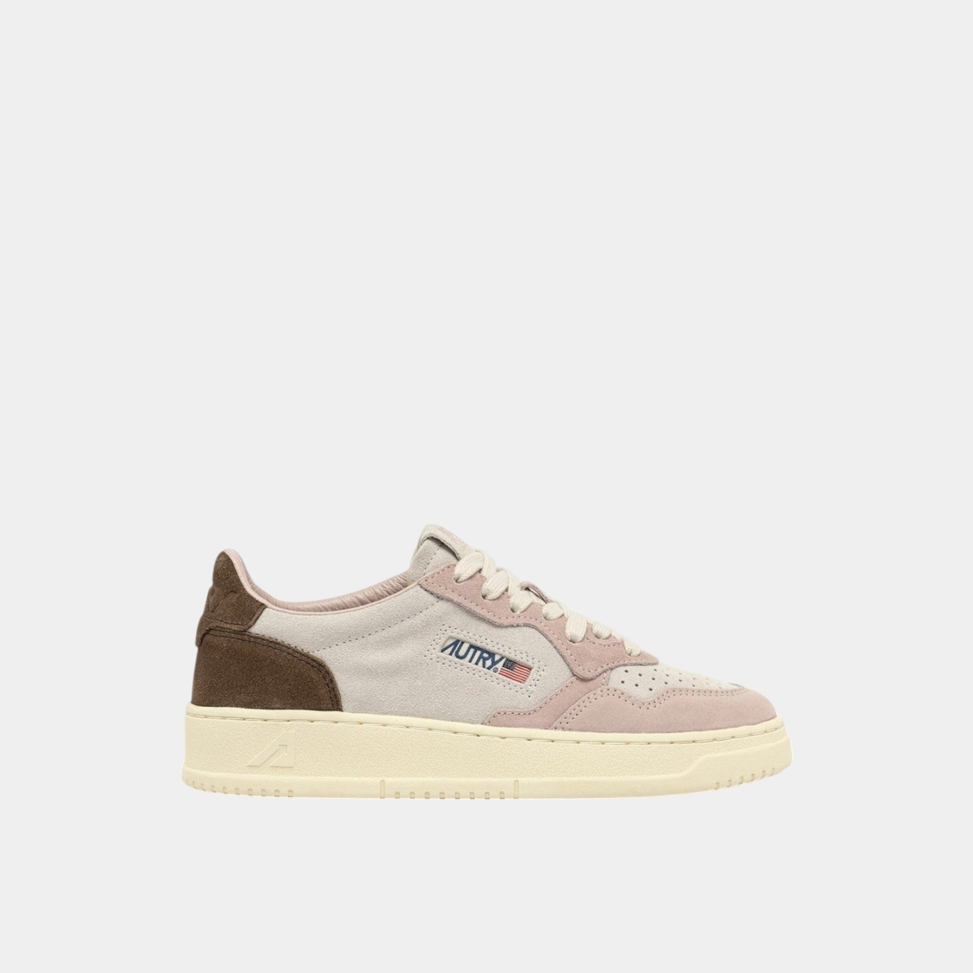 AUTRY Autry Sneakers Medalist in sude - Grigio/ Rosa/ Marrone - Hubert Humangoods