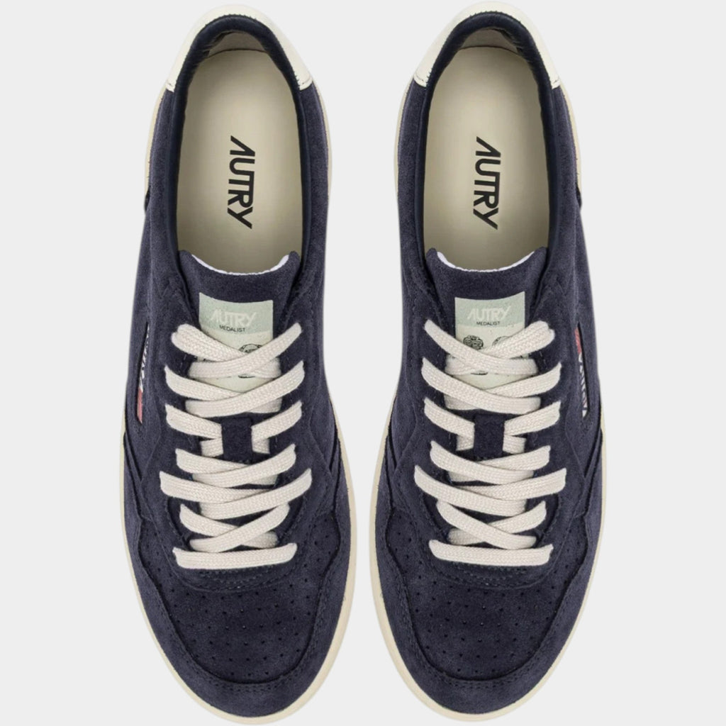 AUTRY - Autry Sneakers Medalist in Suede - Blu/5 - Hubert Humangoods