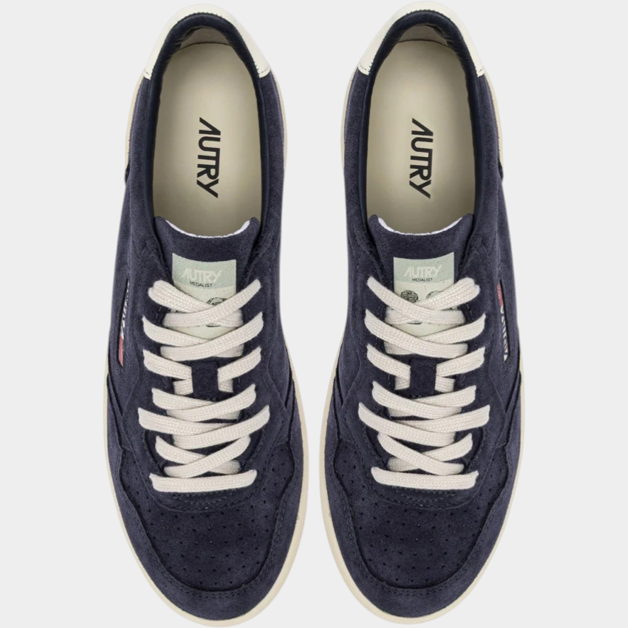AUTRY - Autry Sneakers Medalist in Suede - Blu/5 - Hubert Humangoods