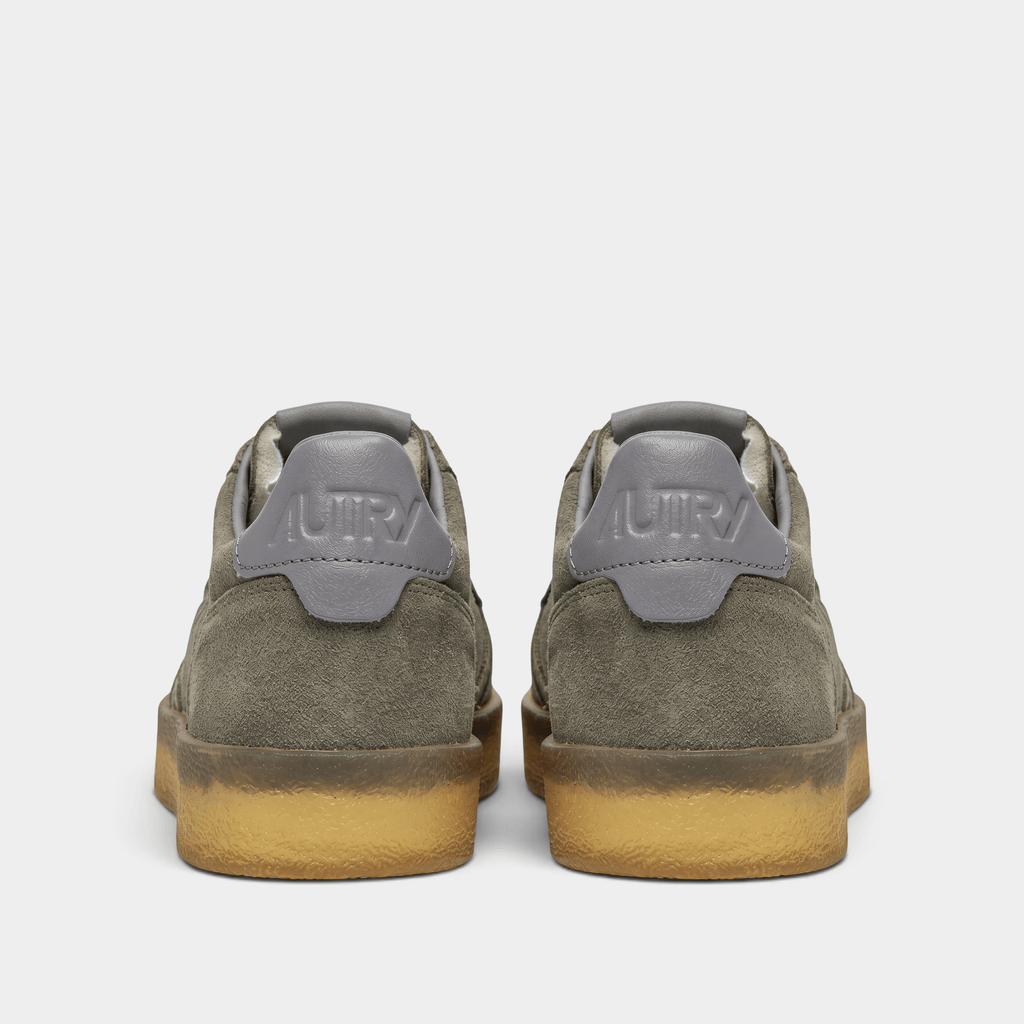 AUTRY - Autry Sneakers Medalist in suede e suila in crêpe - Verde fumo/5 - Hubert Humangoods