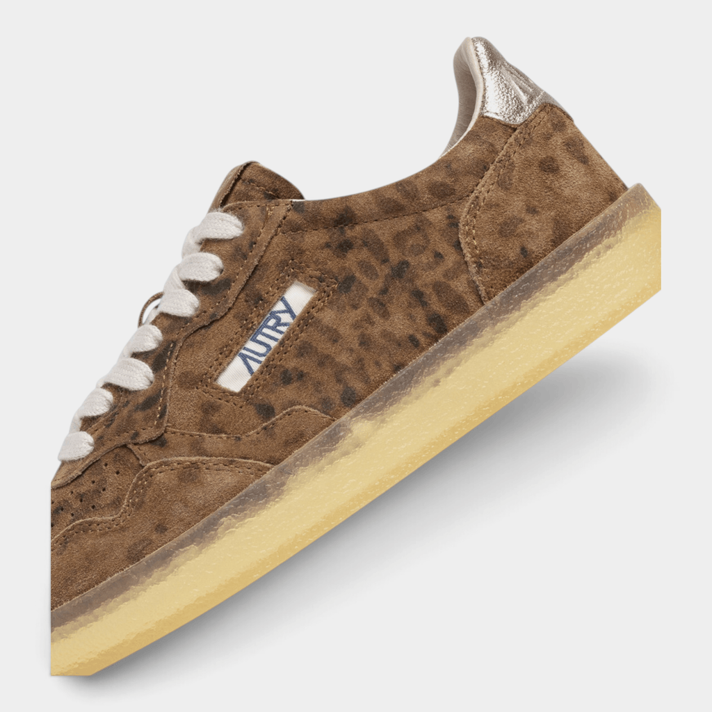 AUTRY - Autry Sneakers Medalist in suede leopardata e suola in crêpe - Maculato/6 - Hubert Humangoods