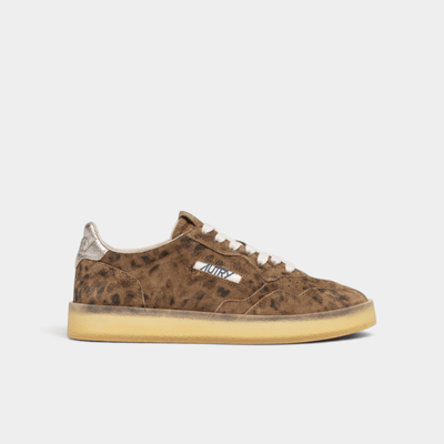 Autry Sneakers Medalist in suede leopardata e suola in crêpe - Maculato