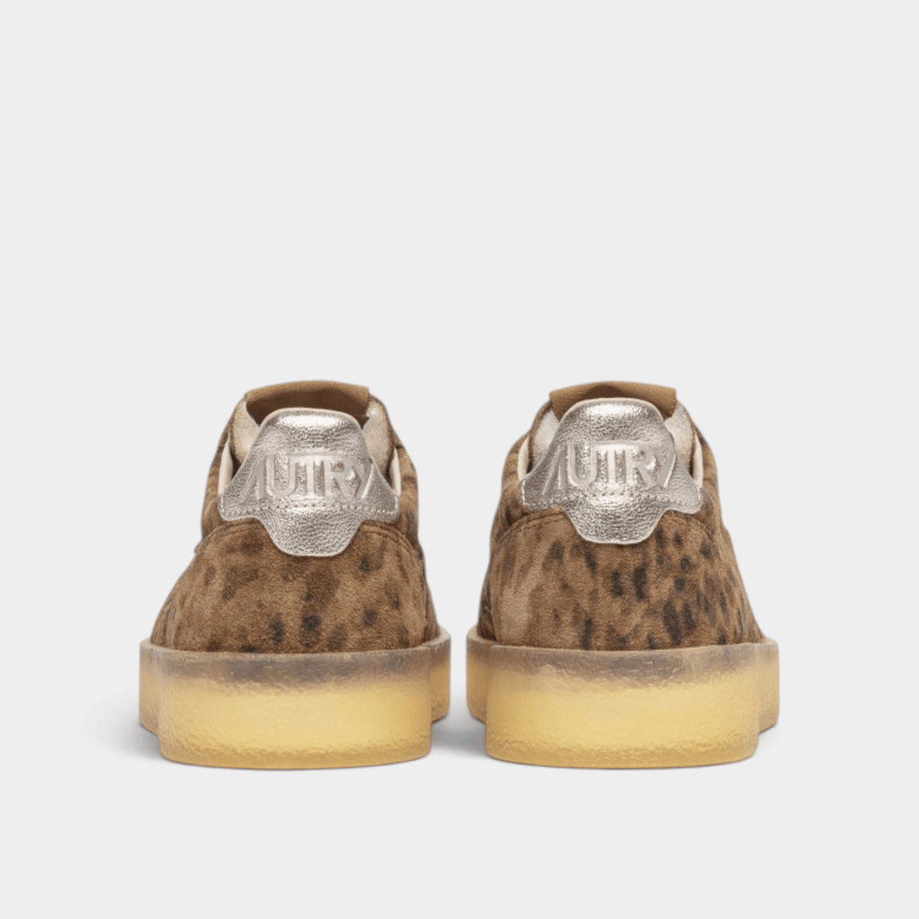 AUTRY - Autry Sneakers Medalist in suede leopardata e suola in crêpe - Maculato/3 - Hubert Humangoods