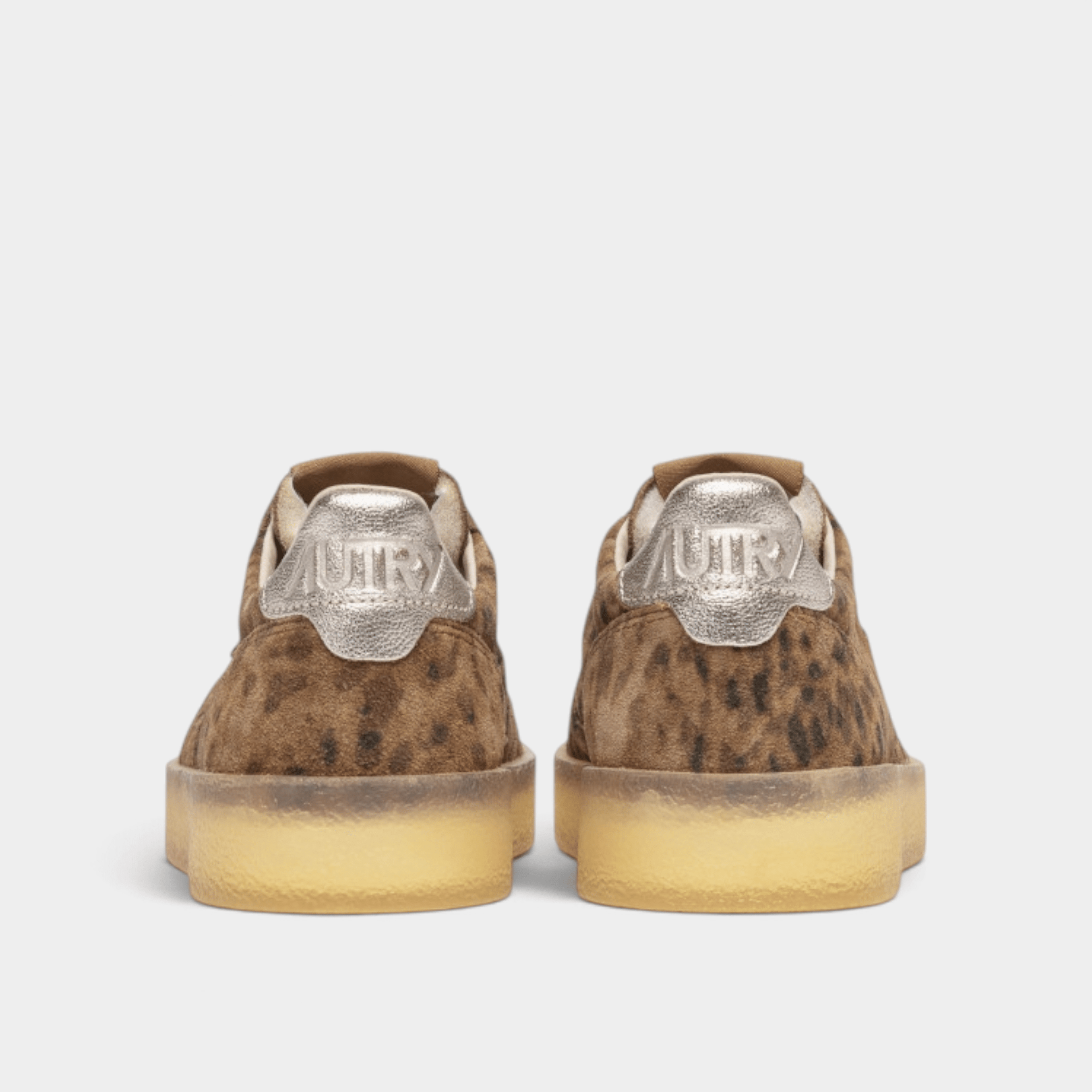AUTRY - Autry Sneakers Medalist in suede leopardata e suola in crêpe - Maculato/3 - Hubert Humangoods