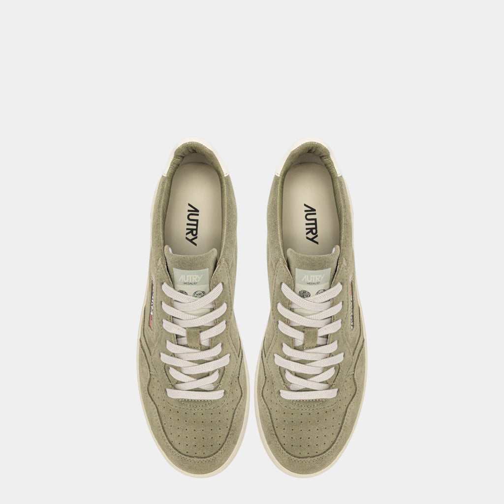 AUTRY - Autry Sneakers Medalist in Suede - Verde/3 - Hubert Humangoods