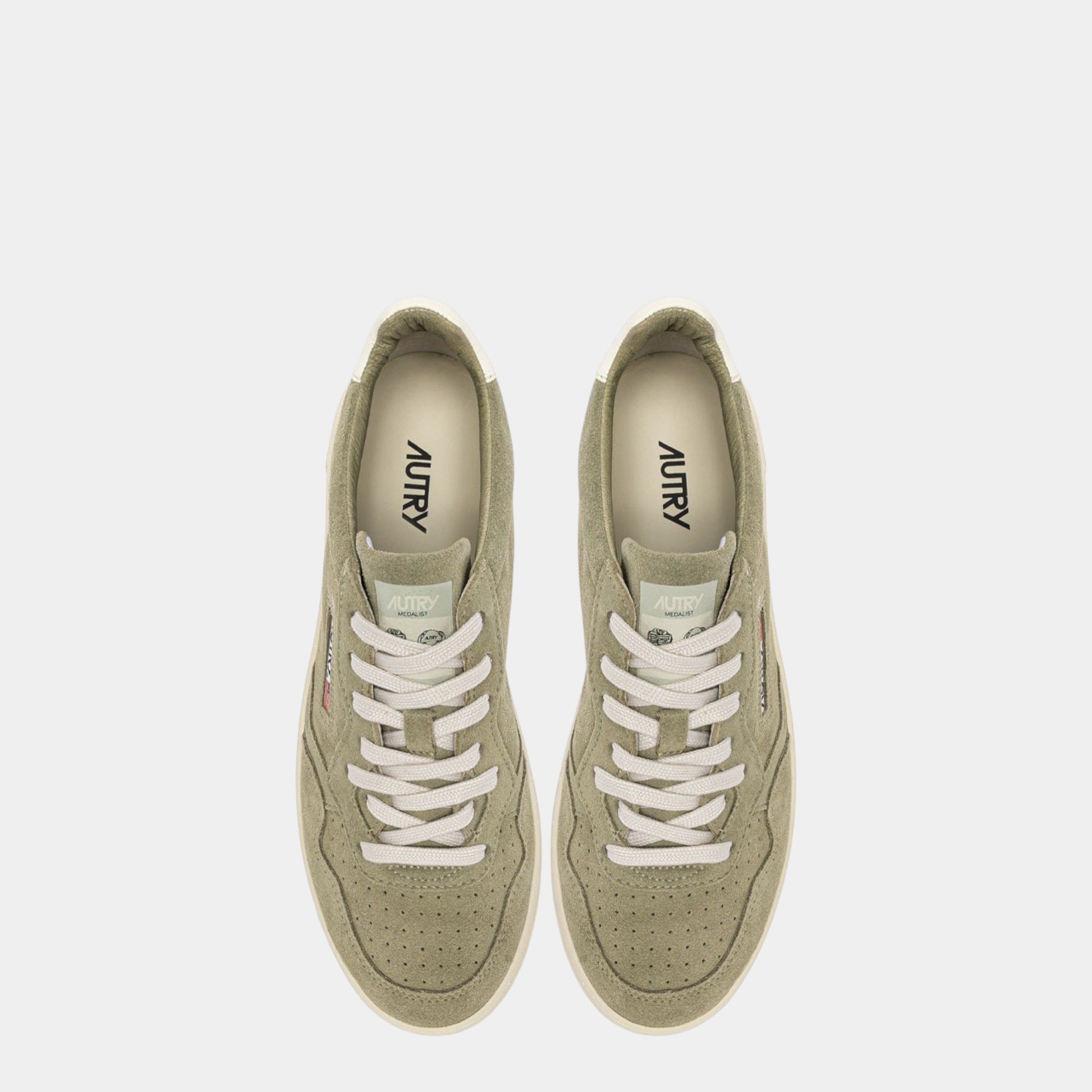 AUTRY - Autry Sneakers Medalist in Suede - Verde/3 - Hubert Humangoods