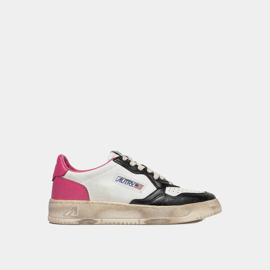 AUTRY Autry Sneakers Medalist Super Vintage - Nero/Fucsia - Hubert Humangoods