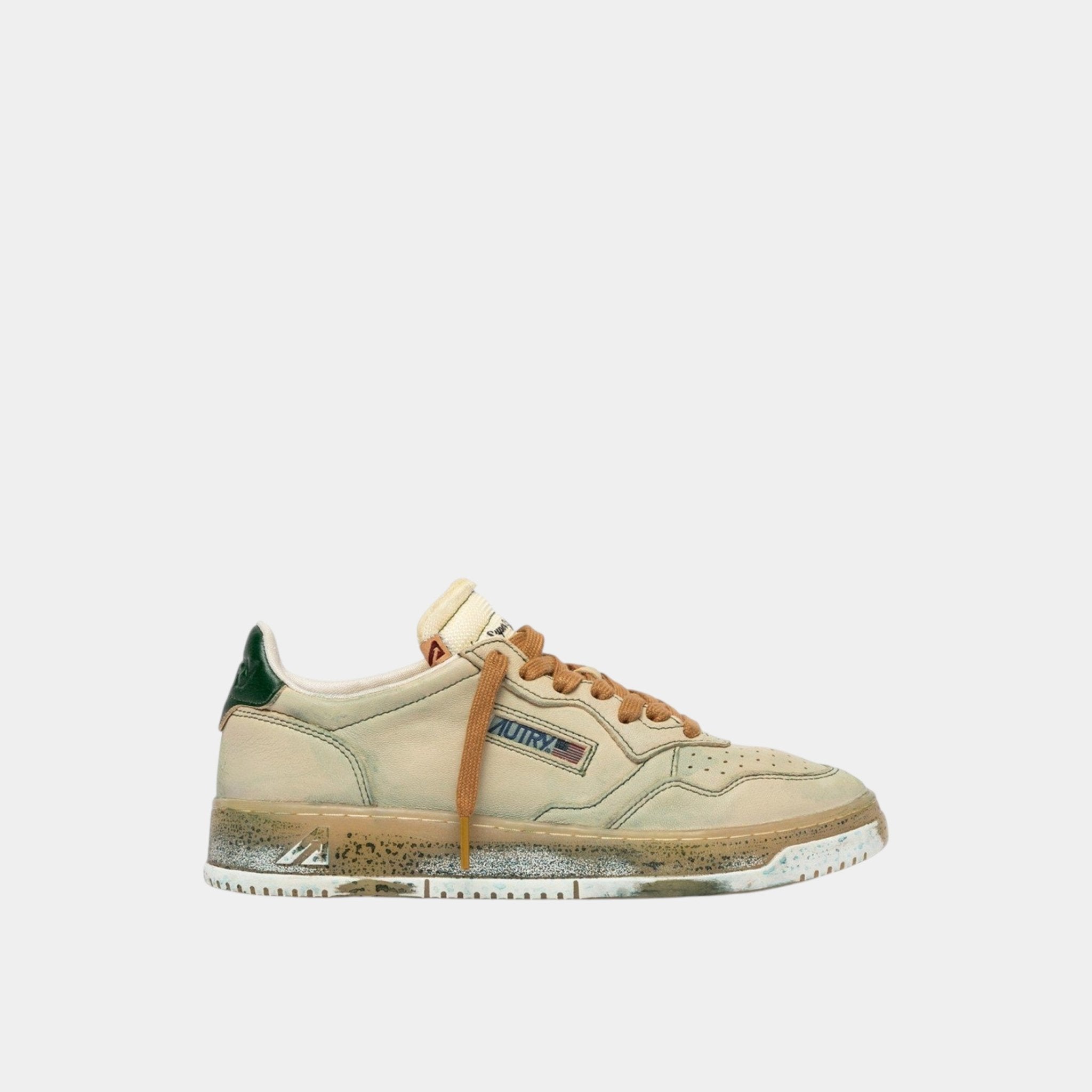 AUTRY Autry Sneakers Medalist Super Vintage - Panna/Verde - Hubert Humangoods