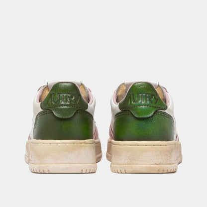 AUTRY Autry Sneakers Medalist Super Vintage - Rosa/Verde - Hubert Humangoods