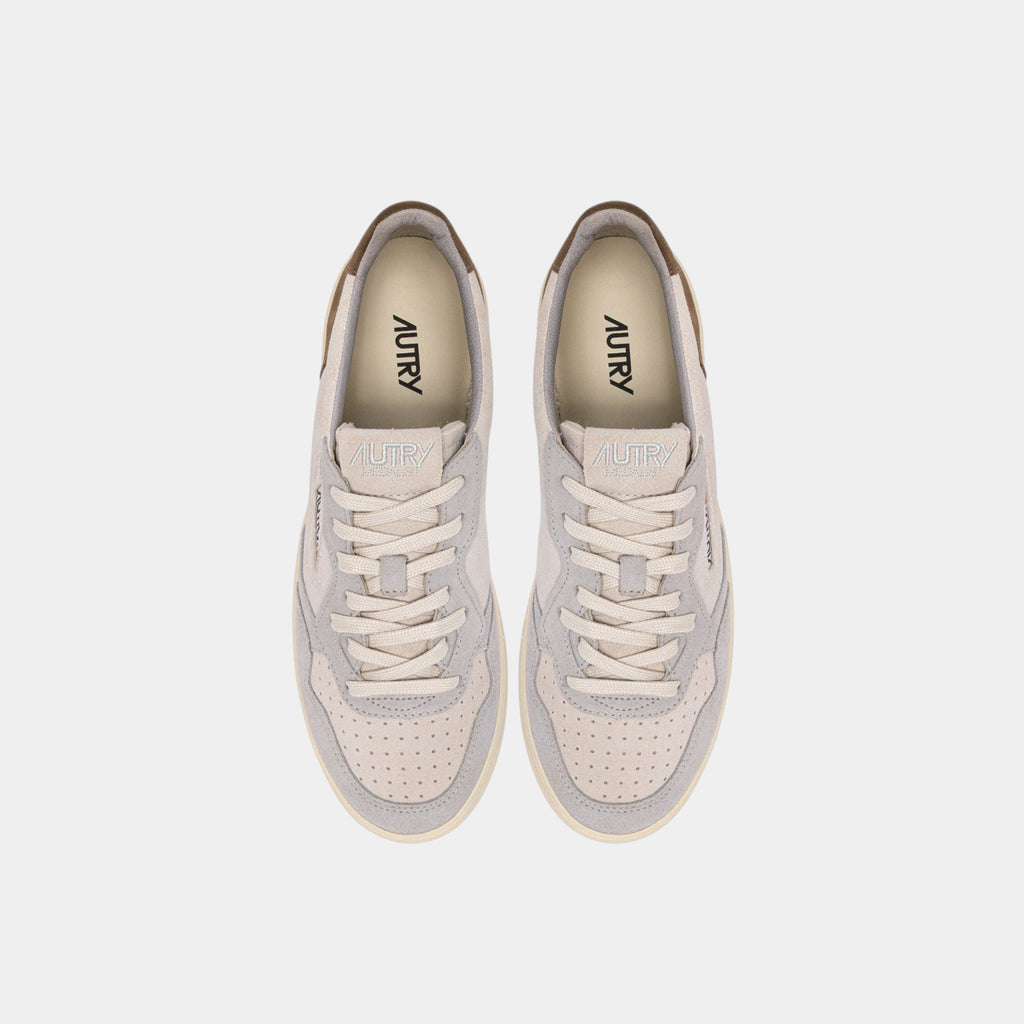 AUTRY - Autry Sneakers Medalist Tricolor in suede - Azzurro/Marrone/5 - Hubert Humangoods