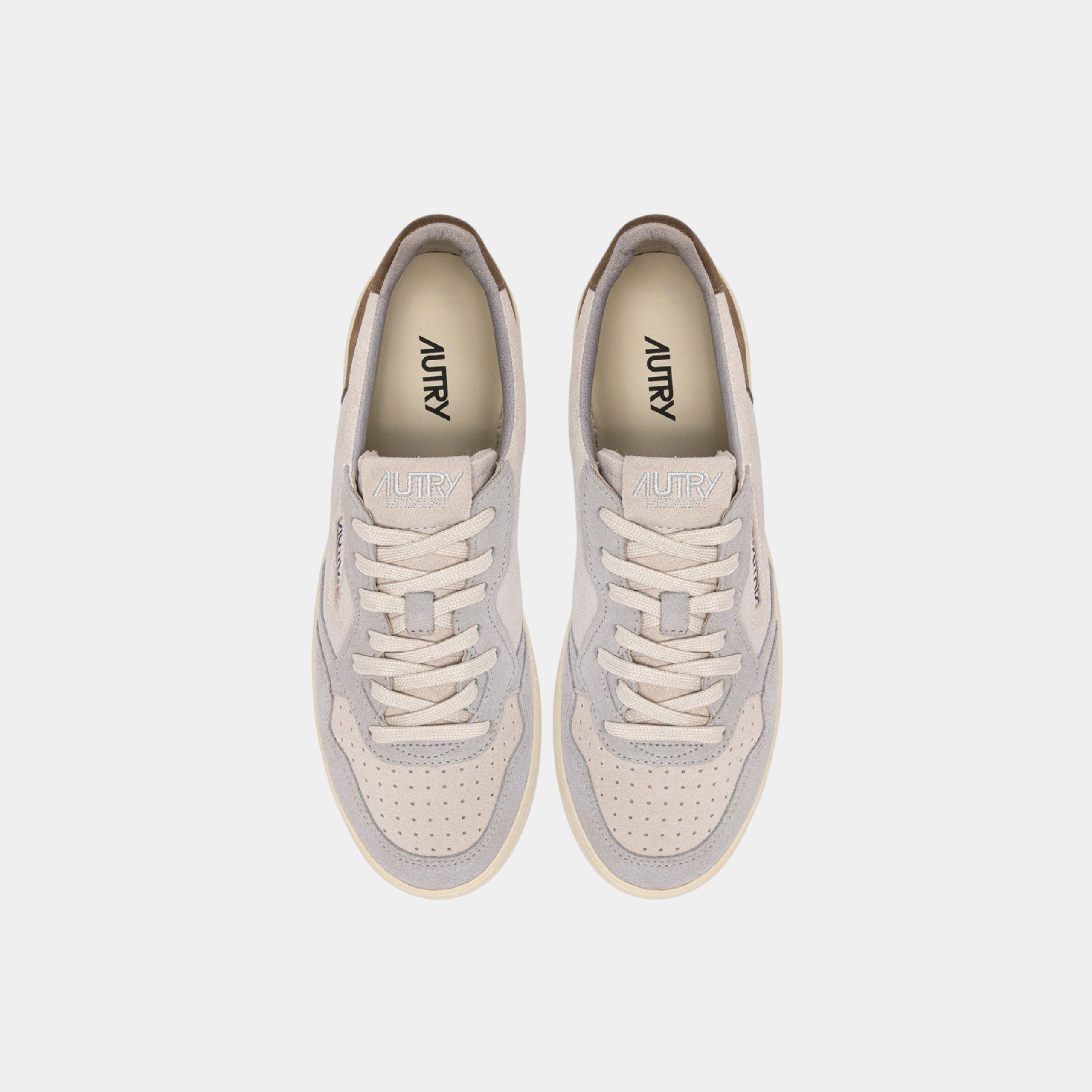AUTRY - Autry Sneakers Medalist Tricolor in suede - Azzurro/Marrone/5 - Hubert Humangoods