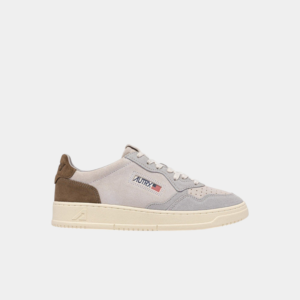 AUTRY - Autry Sneakers Medalist Tricolor in suede - Azzurro/Marrone/1 - Hubert Humangoods