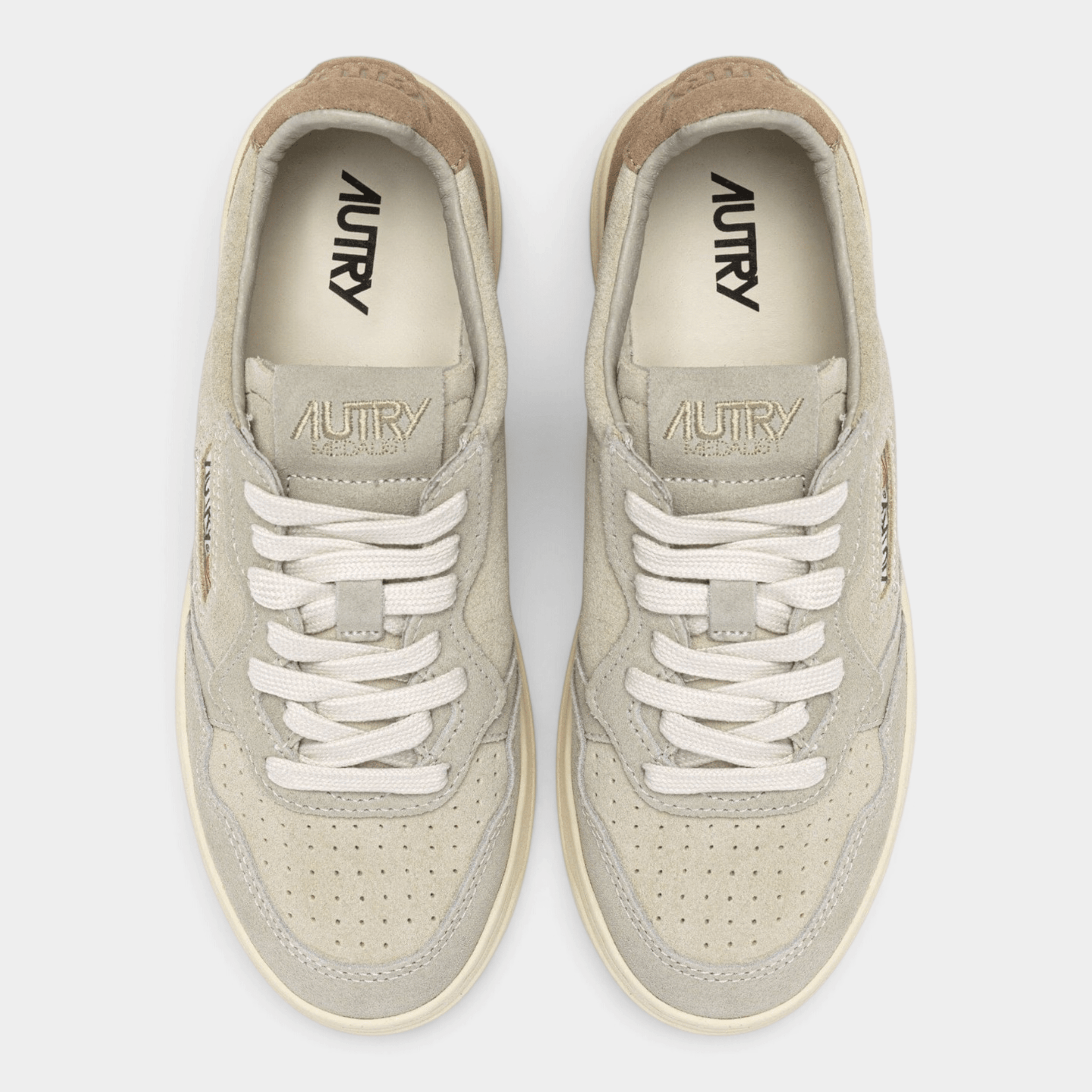 AUTRY - Autry Sneakers Medalist Tricolor in suede - Grigio/Tortora/5 - Hubert Humangoods