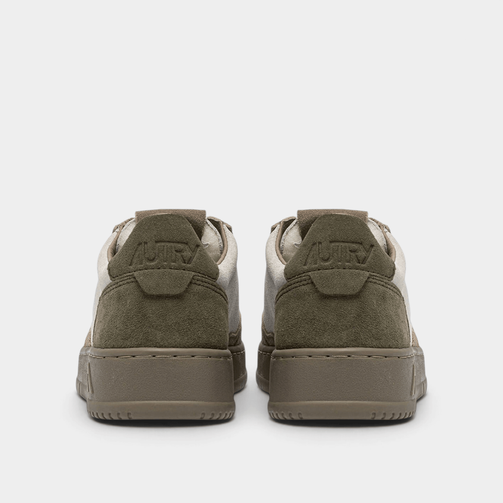 AUTRY - Autry Sneakers Medalist Tricolor in suede - Marrone/Verde/3 - Hubert Humangoods