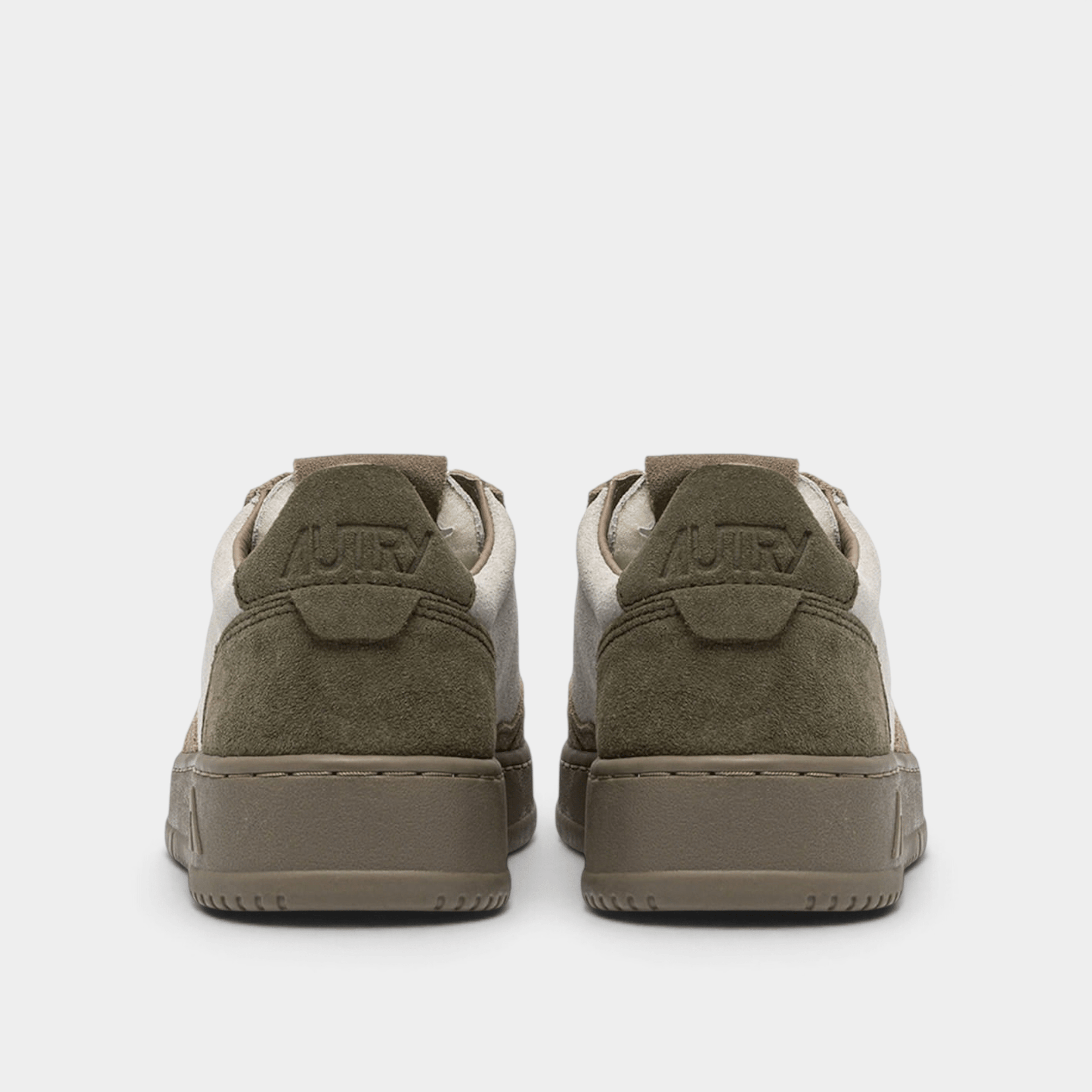 AUTRY - Autry Sneakers Medalist Tricolor in suede - Marrone/Verde/3 - Hubert Humangoods