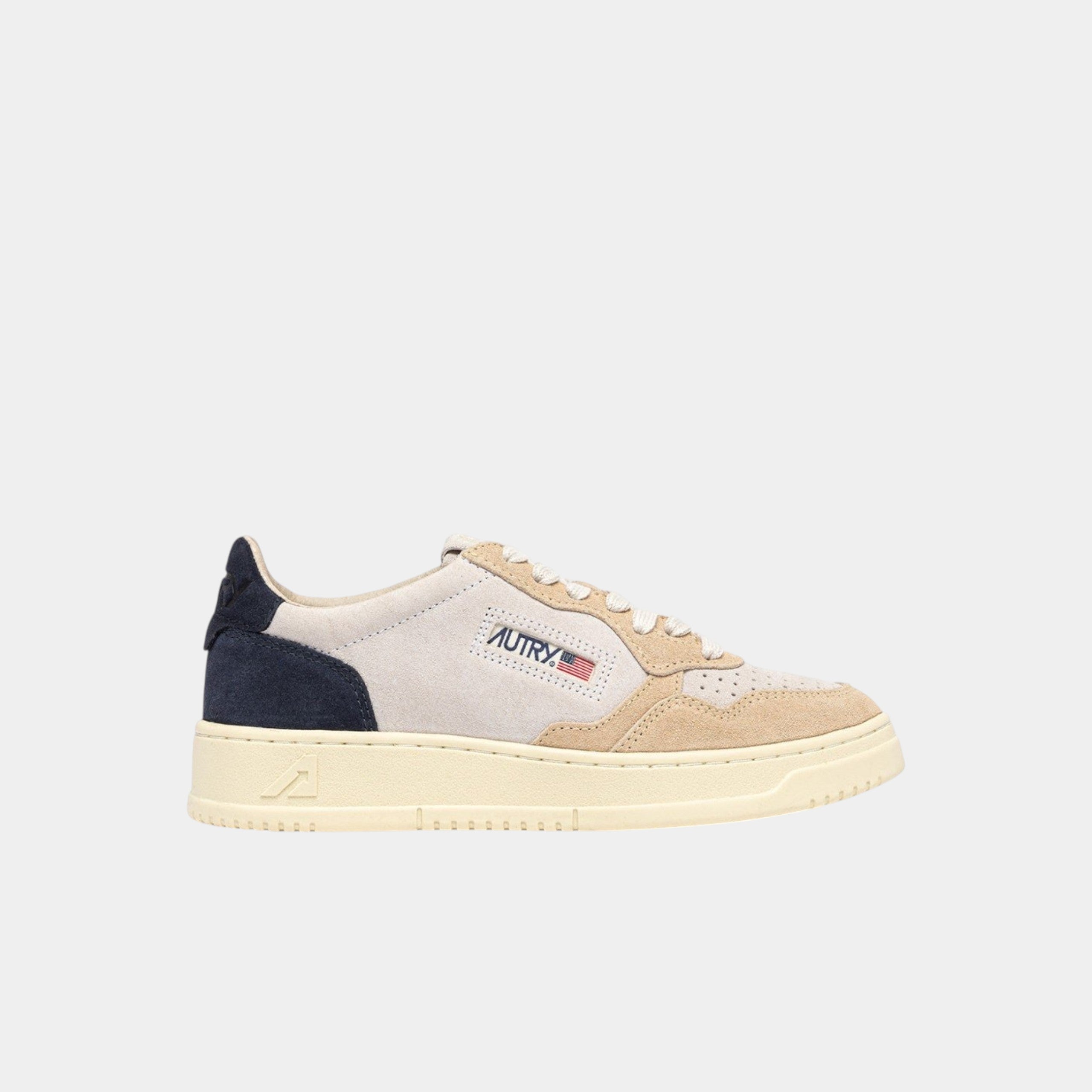 AUTRY - Autry Sneakers Medalist Tricolor - Sabbia/Blu/1 - Hubert Humangoods