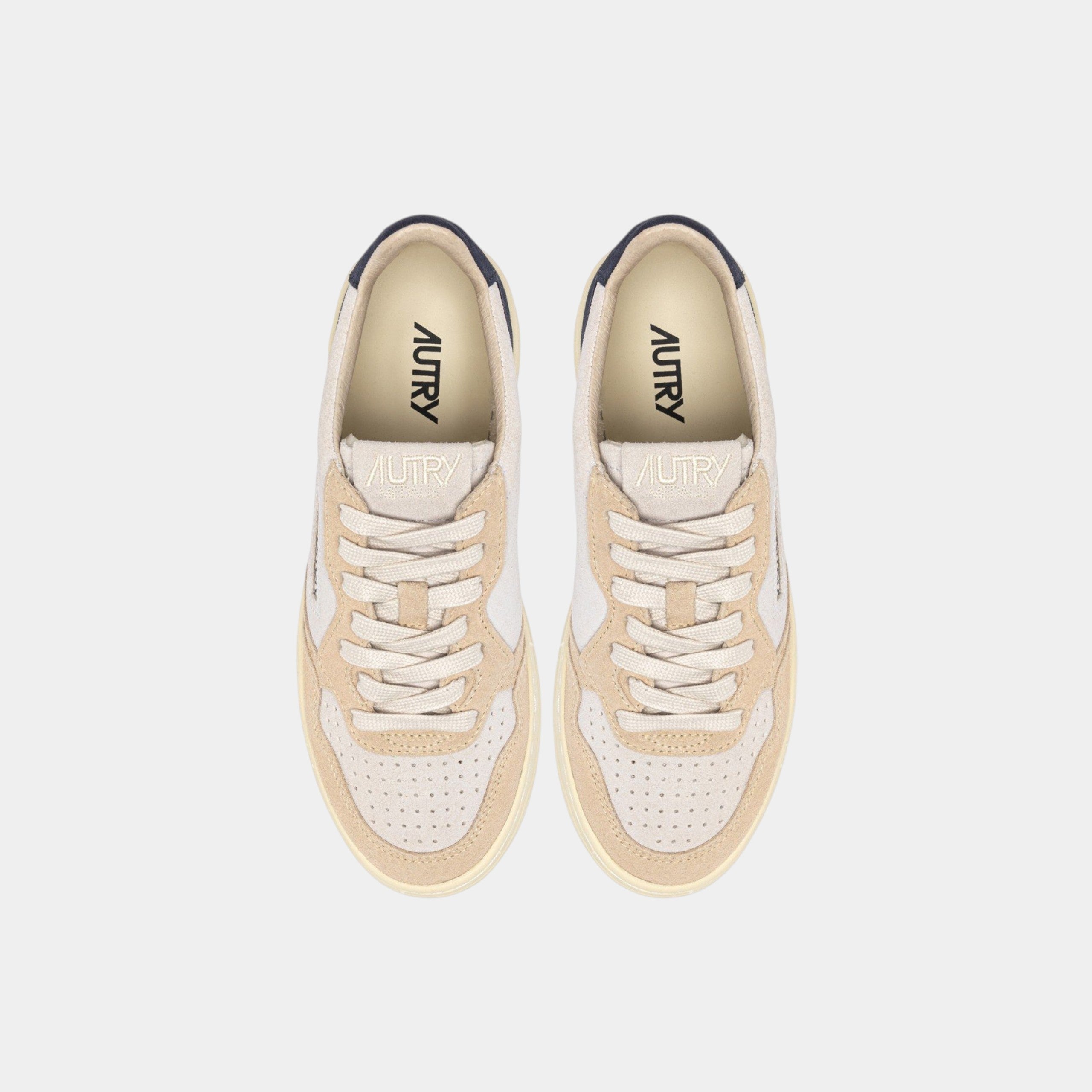 AUTRY - Autry Sneakers Medalist Tricolor - Sabbia/Blu/5 - Hubert Humangoods