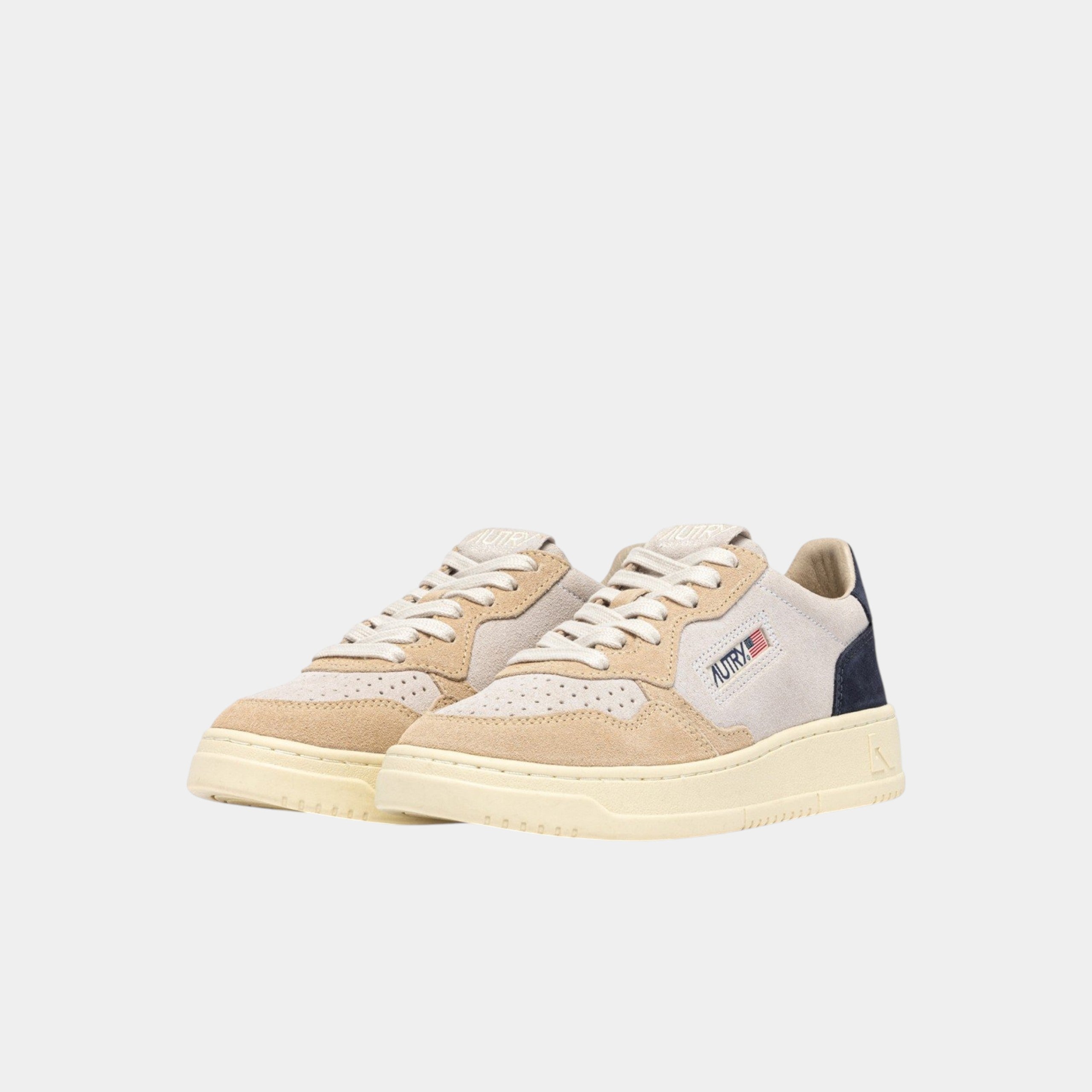 AUTRY - Autry Sneakers Medalist Tricolor - Sabbia/Blu/2 - Hubert Humangoods