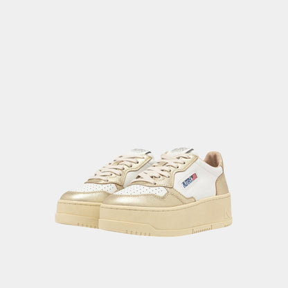 AUTRY Autry Sneakers Platform - Bianco/Oro - Hubert Humangoods