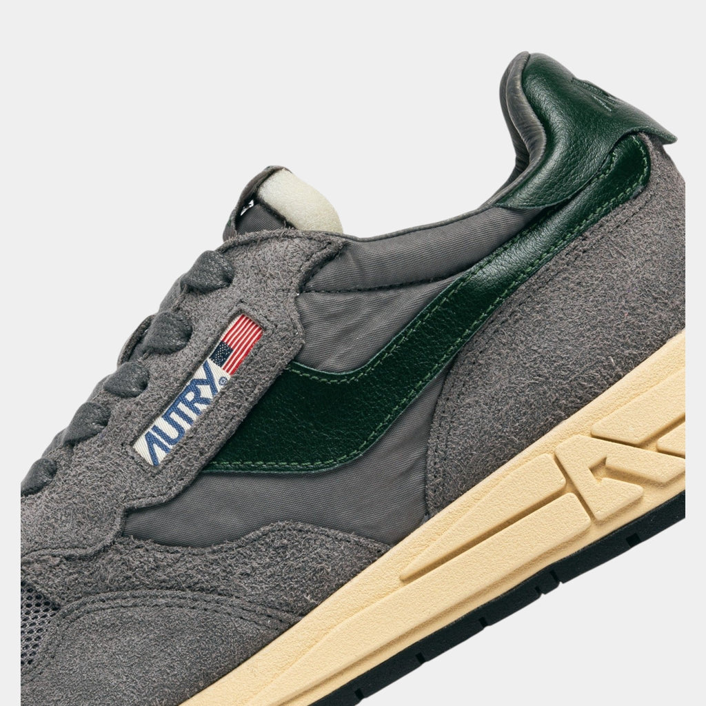 AUTRY Autry Sneakers Reelwind in Nylon e Suede - Grigio/Verde - Hubert Humangoods