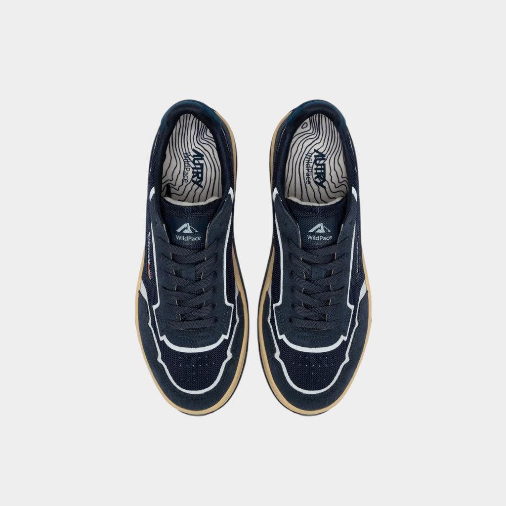 AUTRY - Autry Sneakers Wildpace in mesh e suede - Blu/5 - Hubert Humangoods