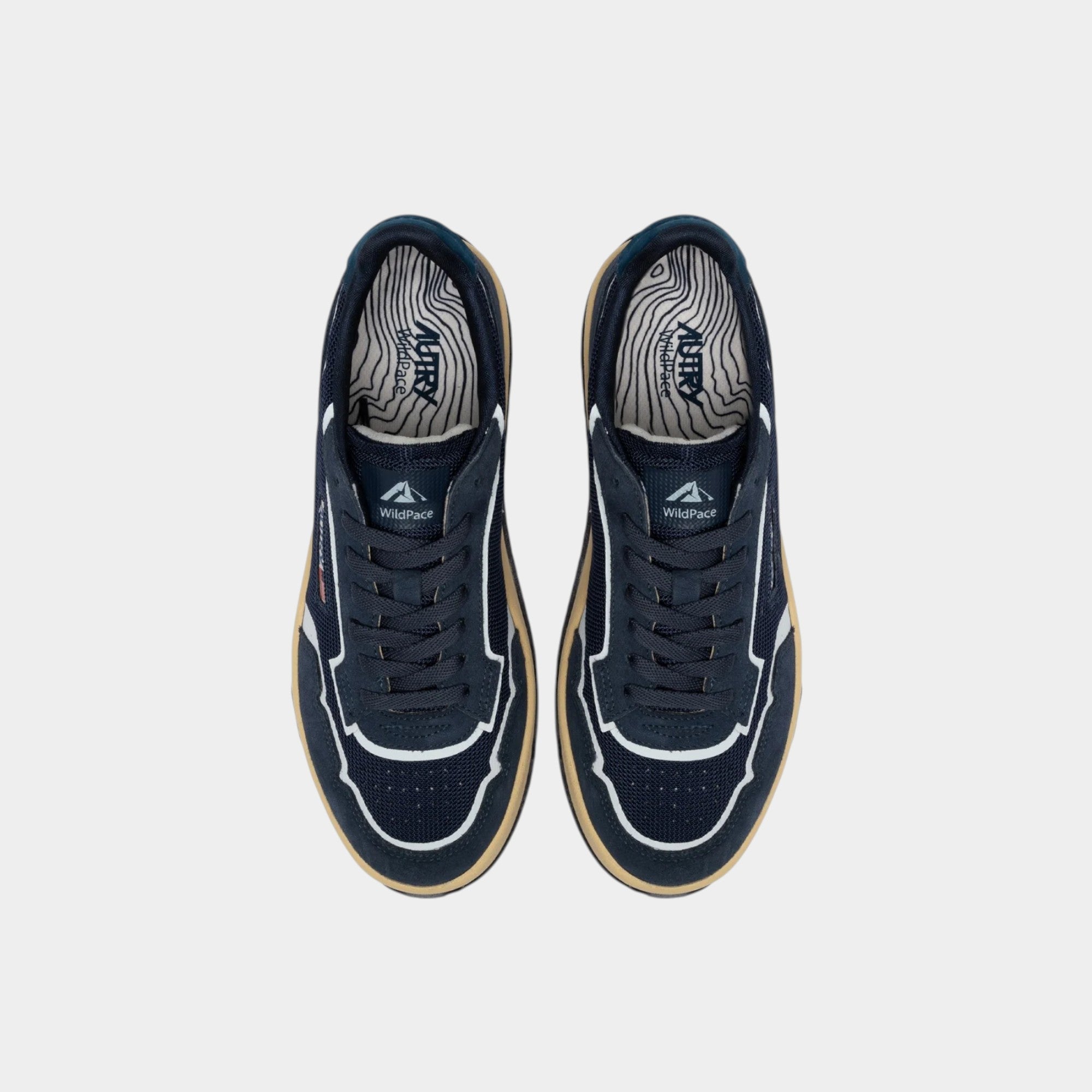 AUTRY - Autry Sneakers Wildpace in mesh e suede - Blu/5 - Hubert Humangoods