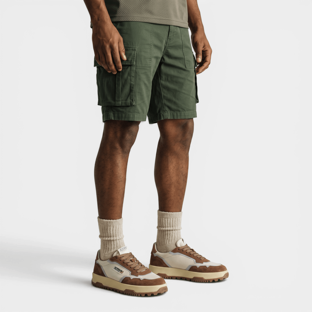 AUTRY - Autry Sneakers Wildpace in mesh e suede - Marrone e bianco/3 - Hubert Humangoods