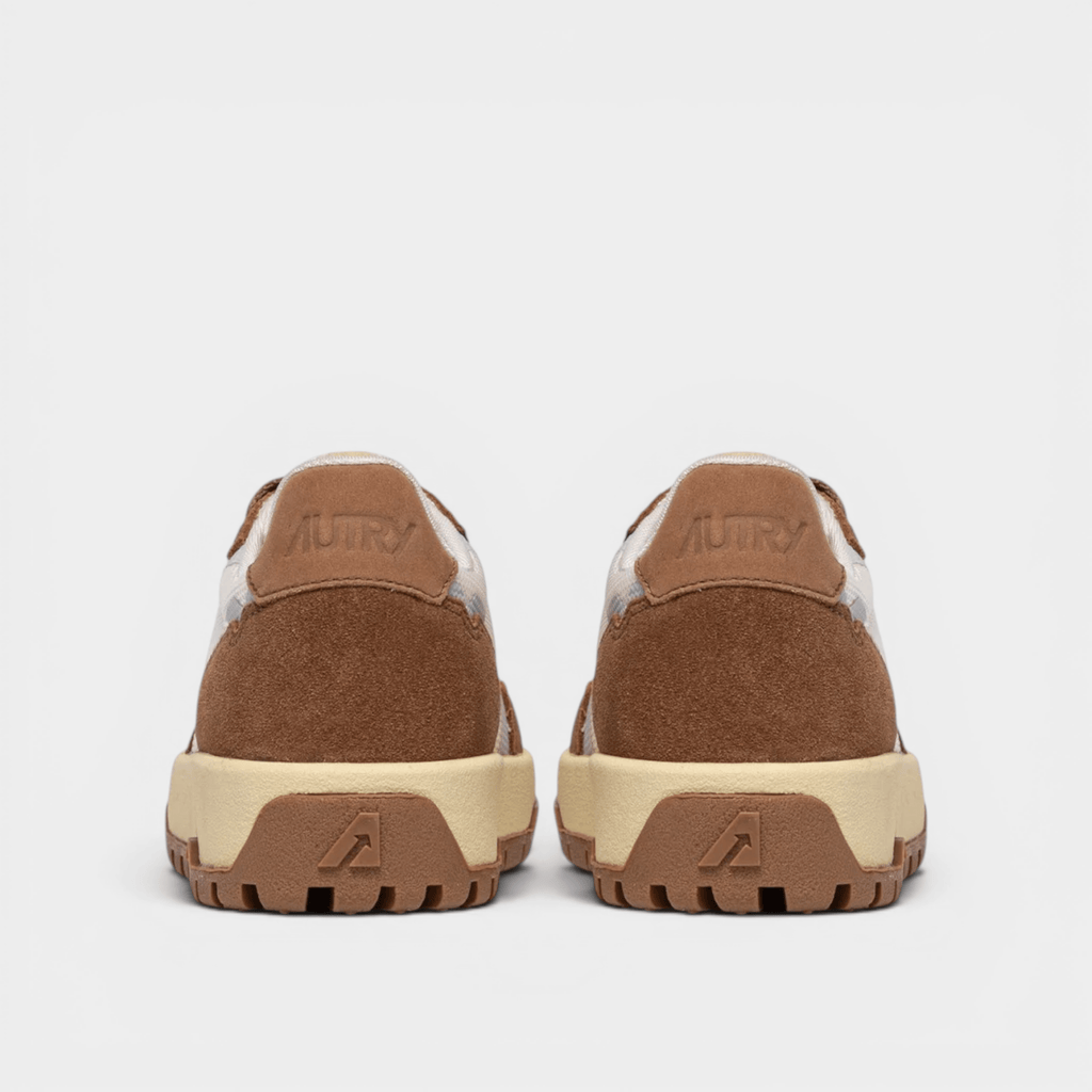 AUTRY - Autry Sneakers Wildpace in mesh e suede - Marrone e bianco/4 - Hubert Humangoods