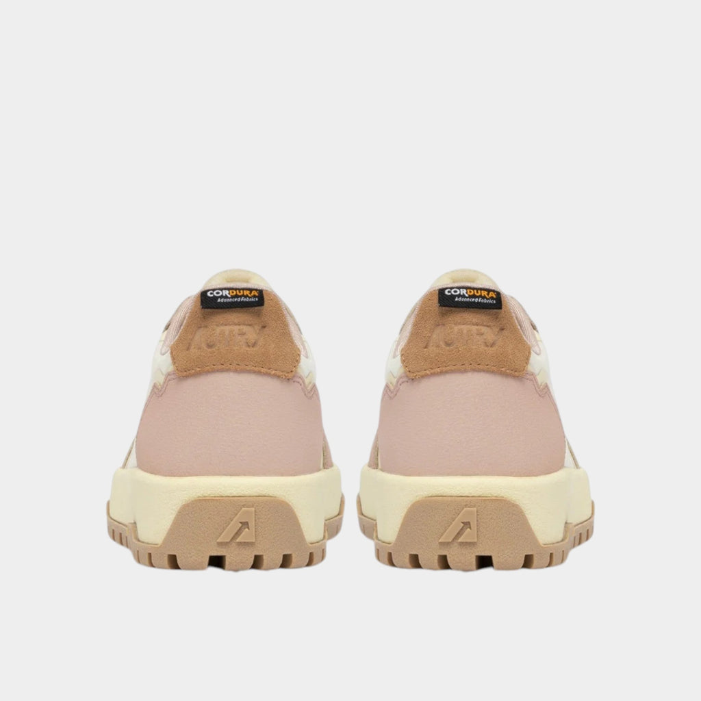 AUTRY - Autry Sneakers Wildpace in mesh e suede - Rosa/Panna/3 - Hubert Humangoods