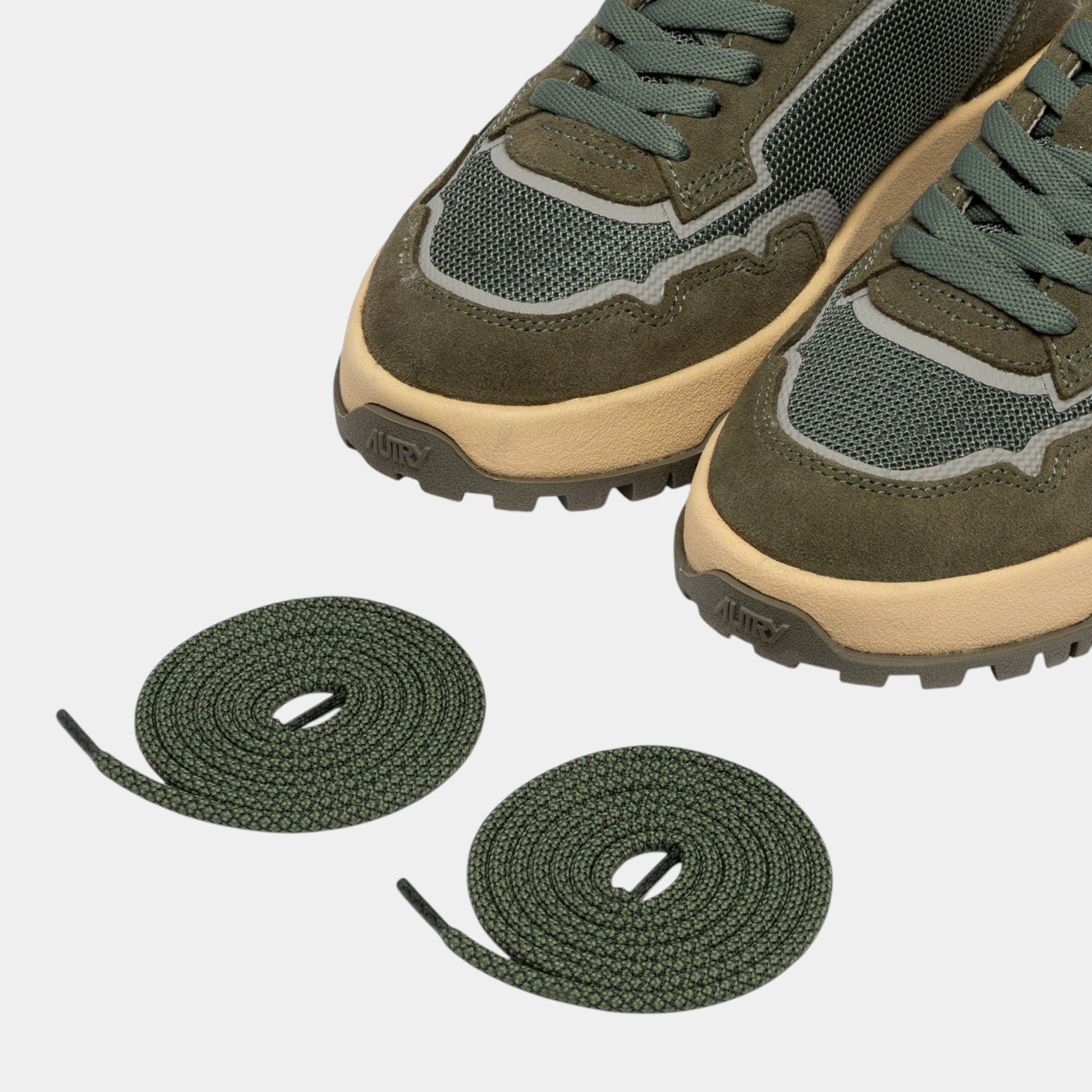 AUTRY - Autry Sneakers Wildpace in mesh e suede - Verde/7 - Hubert Humangoods