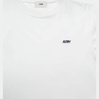 AUTRY Autry T-Shirt con logo ricamato - Bianco - Hubert Humangoods