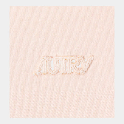 AUTRY Autry T-Shirt in cotone con logo - Rosa - Hubert Humangoods
