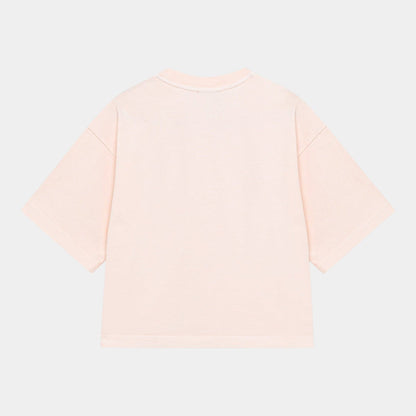 AUTRY Autry T-Shirt in cotone con logo - Rosa - Hubert Humangoods