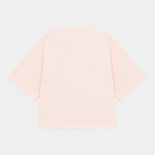 AUTRY Autry T-Shirt in cotone con logo - Rosa - Hubert Humangoods
