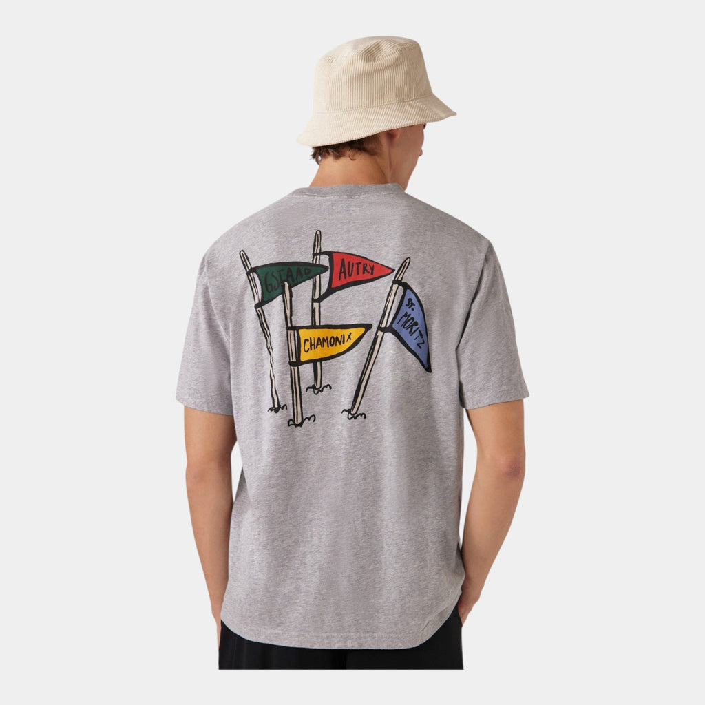 AUTRY Autry T-Shirt in cotone con stampa - Grigio - Hubert Humangoods