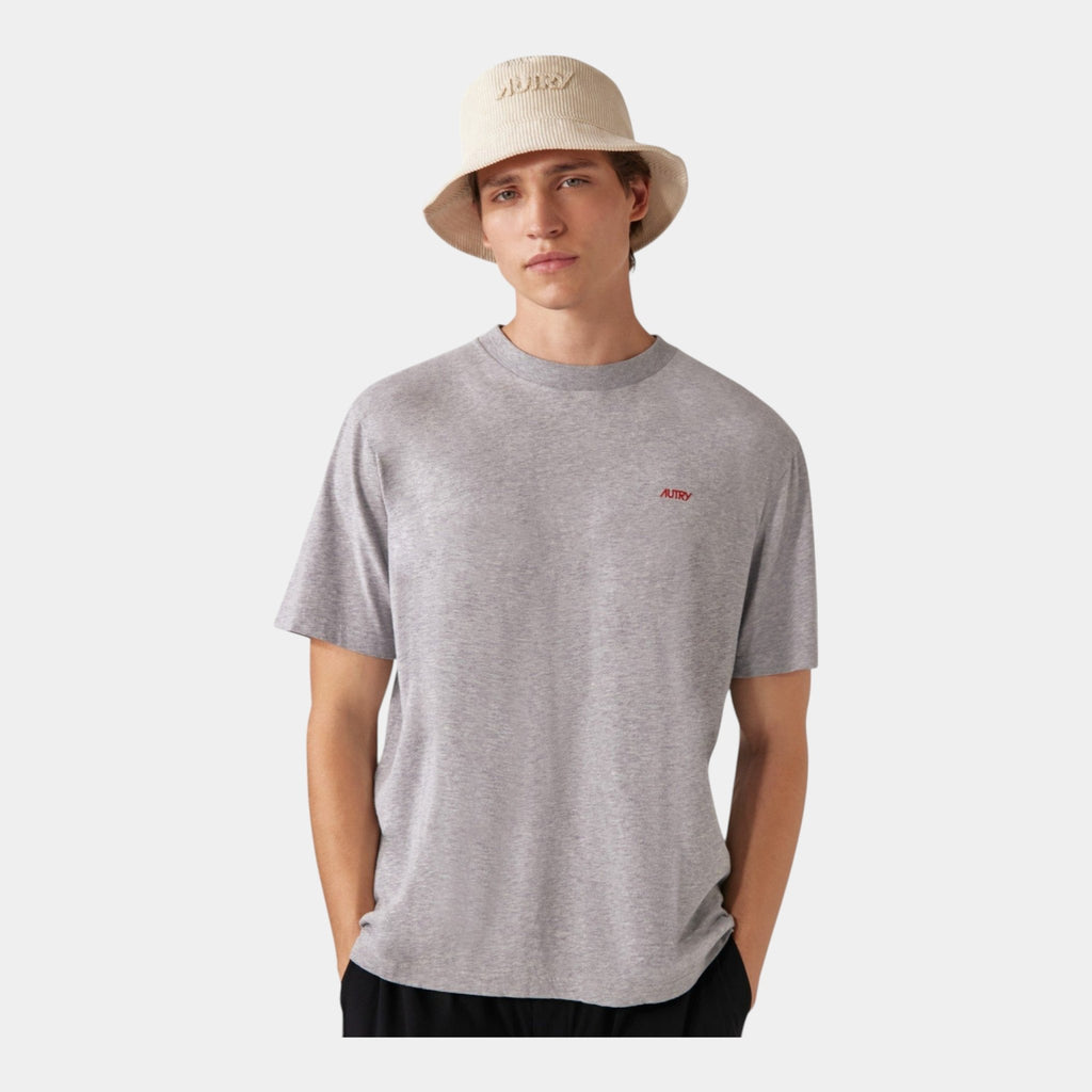 AUTRY Autry T-Shirt in cotone con stampa - Grigio - Hubert Humangoods