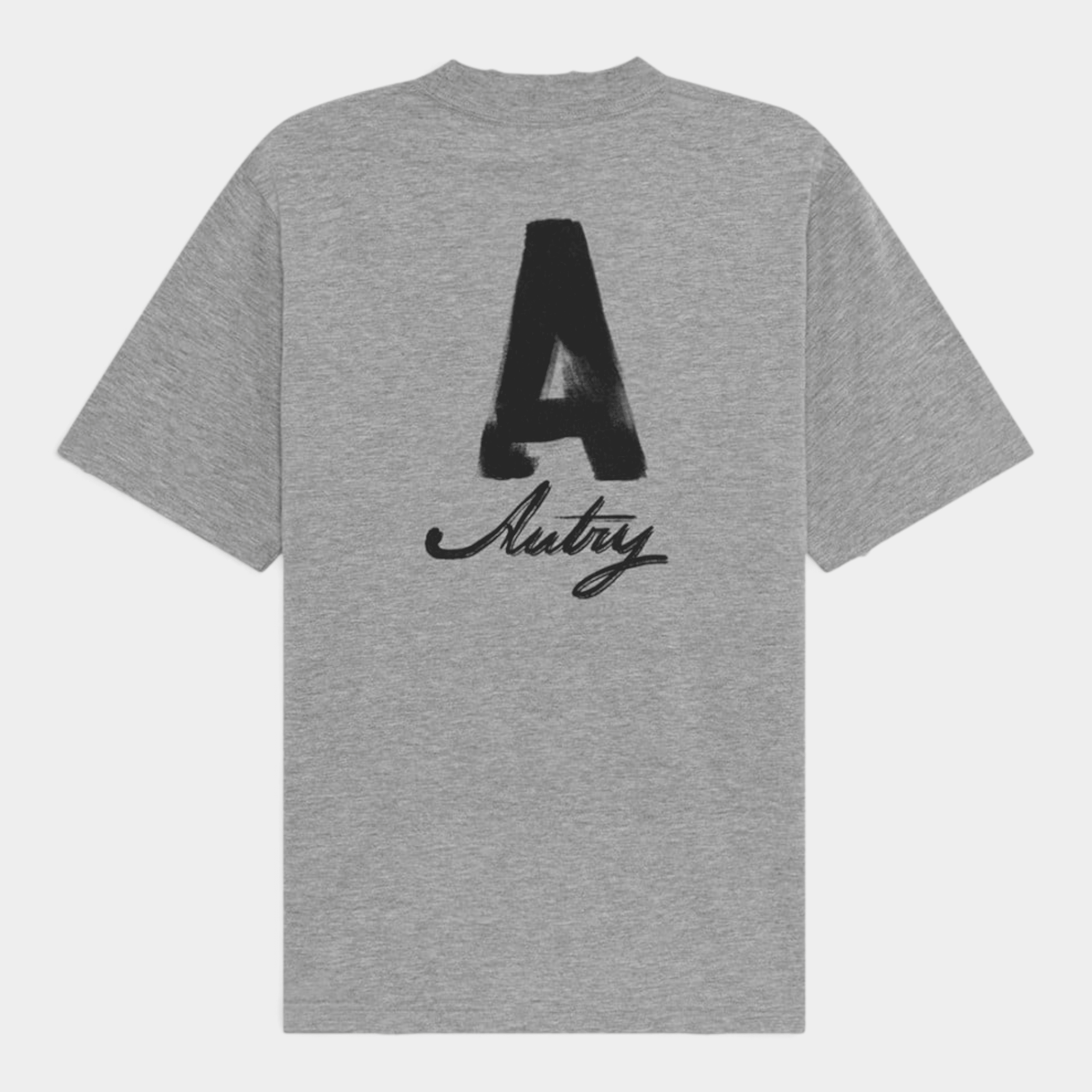 AUTRY - Autry Tee Shirt Heritage effetto used con stampa A - Grigio/1 - Hubert Humangoods
