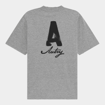 Autry Tee Shirt Heritage effetto used con stampa A - Grigio