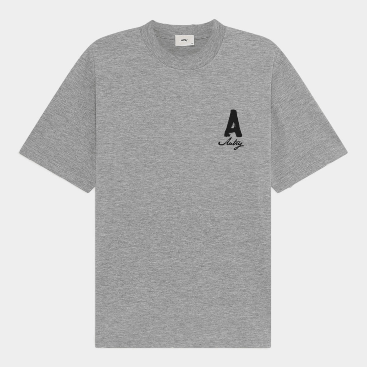 AUTRY - Autry Tee Shirt Heritage effetto used con stampa A - Grigio/6 - Hubert Humangoods