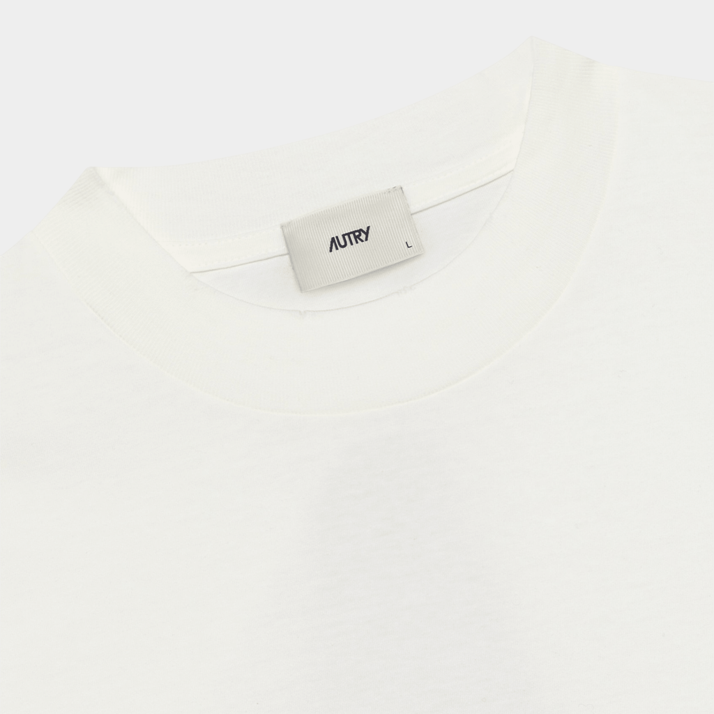 AUTRY - Autry Tee Shirt Heritage effetto used con stampa A - Panna/7 - Hubert Humangoods