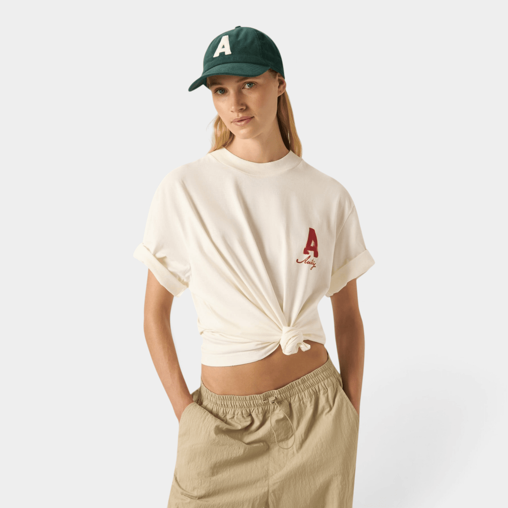 AUTRY - Autry Tee Shirt Heritage effetto used con stampa A - Panna/4 - Hubert Humangoods