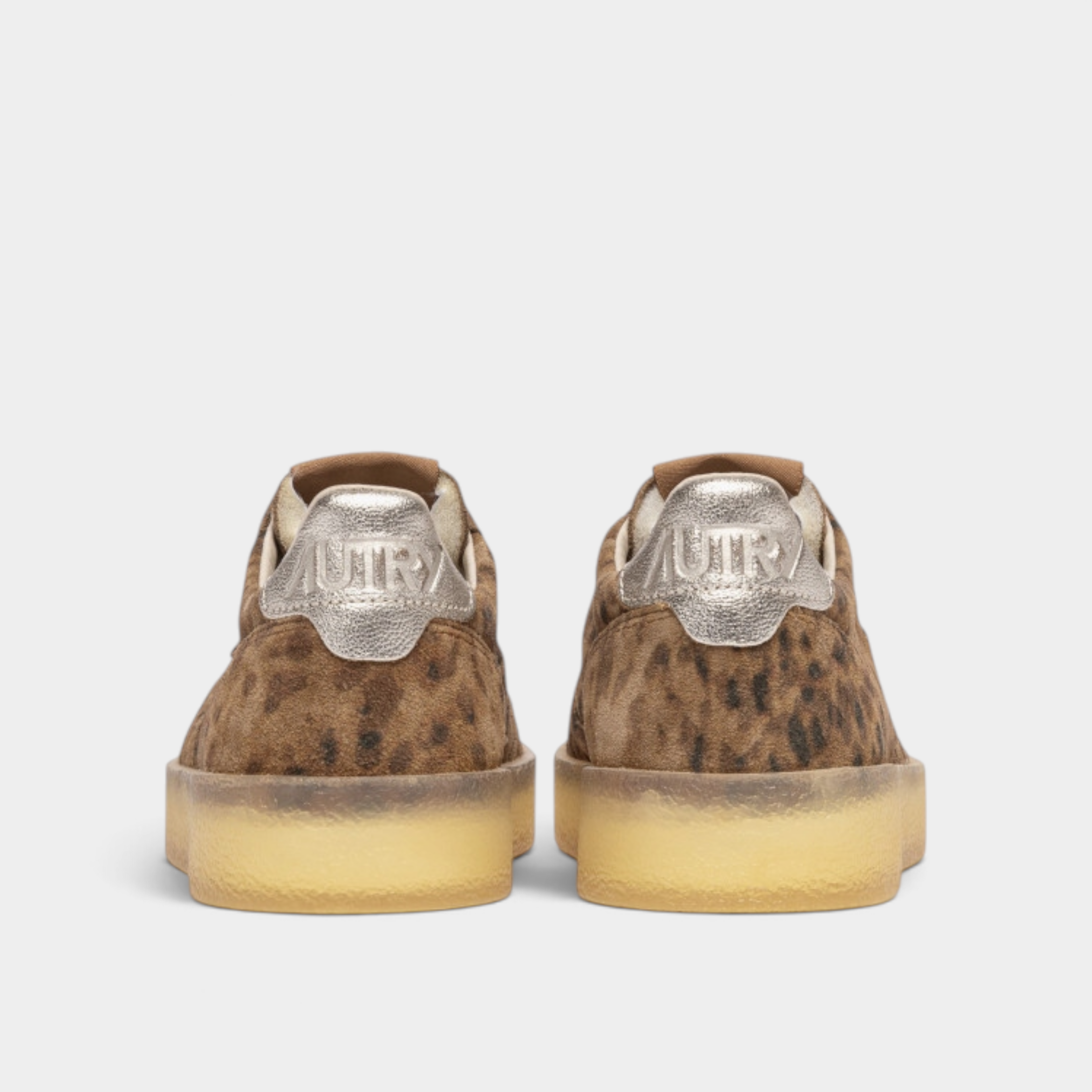 Autry Sneakers Medalist in suede leopardata e suola in crêpe - Maculato