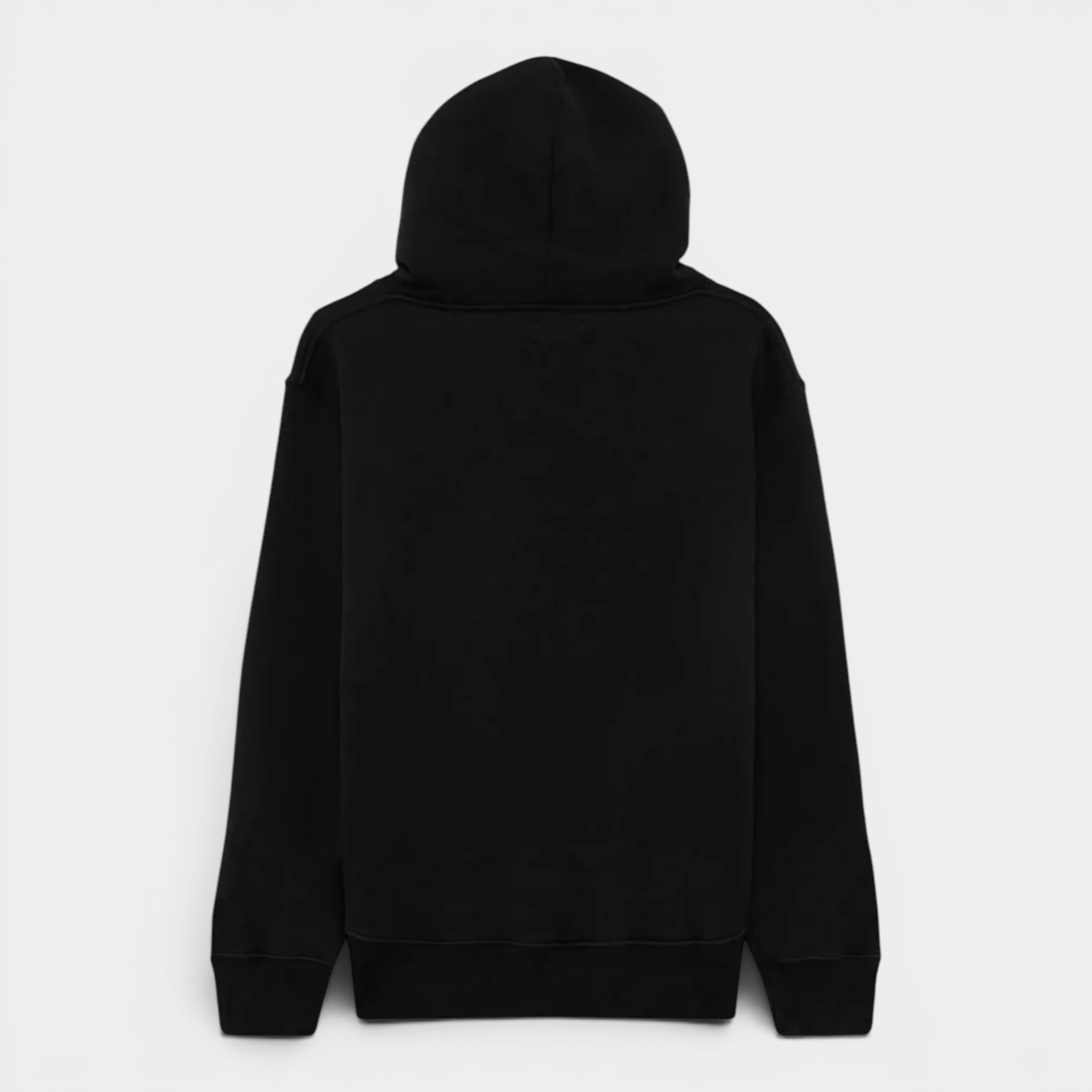 Autry Felpa in cotone con Cappuccio e logo ricamato  - Nero