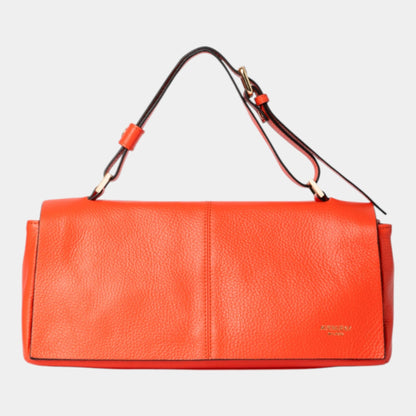 AVENUE 67 Avenue 67 Borsa Baguette Elettra in pelle - Corallo - Hubert Humangoods