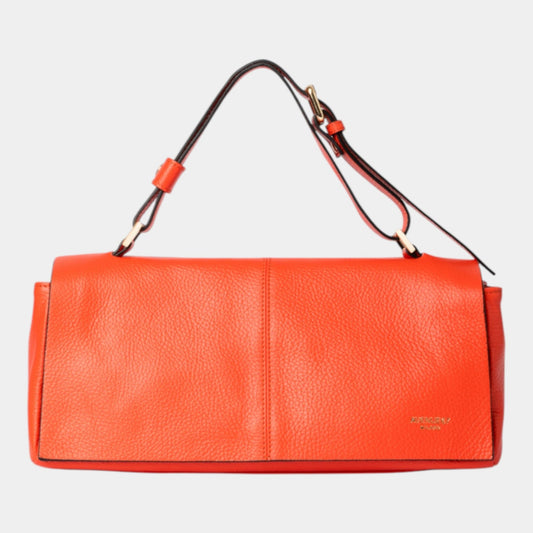 AVENUE 67 Avenue 67 Borsa Baguette Elettra in pelle - Corallo - Hubert Humangoods